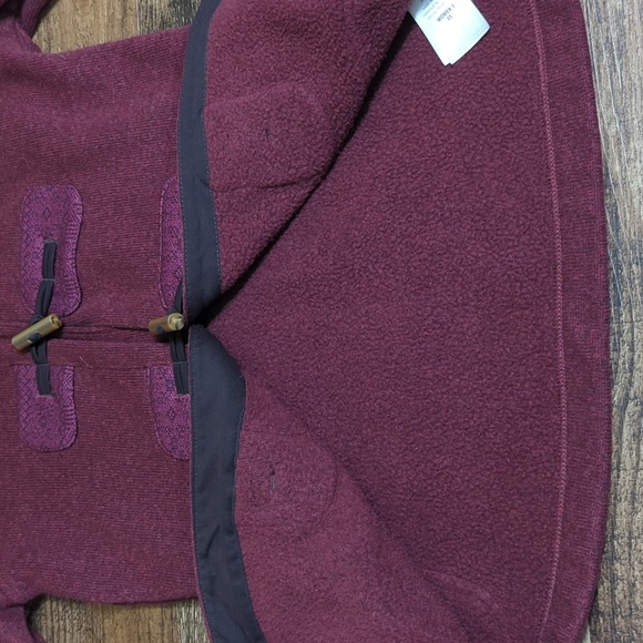 Patagonia Better Sweater Icelandic Coat Size XS Hooded Long Line in Oxblood Red - Picture 10 of 14